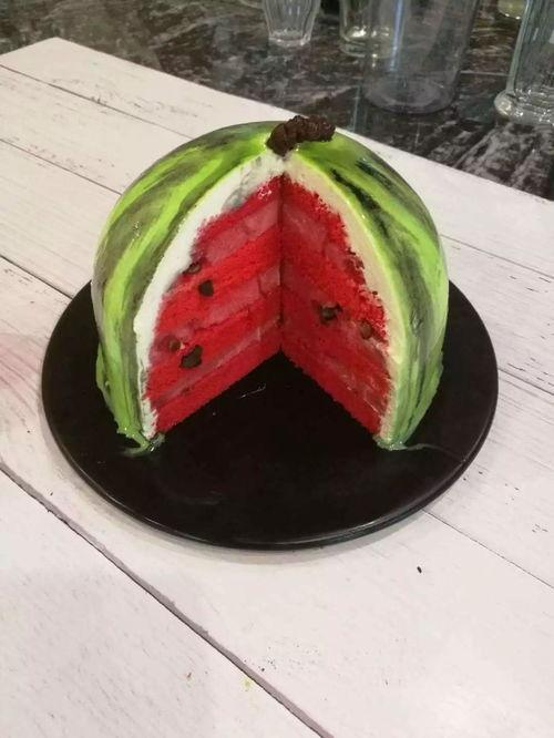 吃瓜蛋糕,甜蜜与趣味并存的创意美食之旅